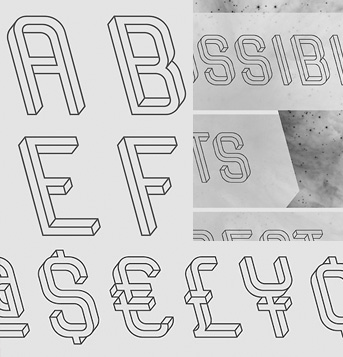 Escher Font